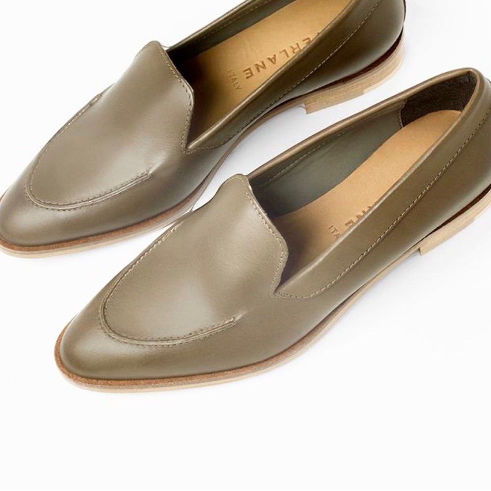 Everlane Modern Loafer, Olive, 8.5